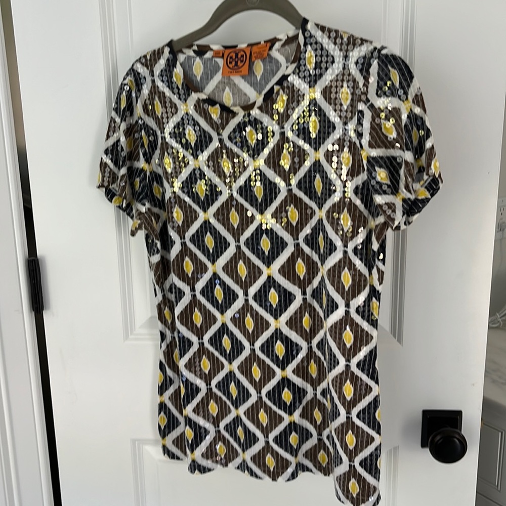 Tory Birch sequin top